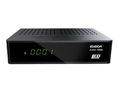 Edision Proton T265 LED DVB-T2/C Ontvanger