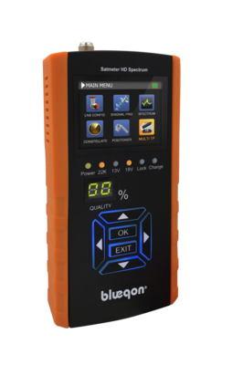 Blueqon BSF-700 Orange Satmeter HD Spectrum - Satellietmeter | Satfinder